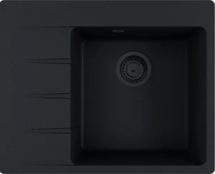 Zlewozmywak fragranitowy FRANKE Centro CNG 611-62 TL Czarny mat 114.0693.566 - Zlewozmywaki - miniaturka - grafika 1