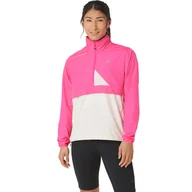 Kurtki damskie - Damska Kurtka przejściowa ASICS FUJITRAIL ANORAK 2012C398-700 – Różowy - miniaturka - grafika 1