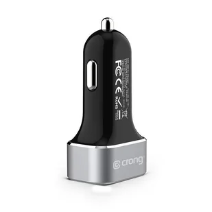Crong Power Car Charger 63W - Ładowarka samochodowa USB-C PD 45W + USB 18W QuickCharge 3.0 (aluminium) - Ładowarki do telefonów - miniaturka - grafika 8