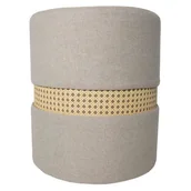 Pufy i podnóżki - Pufa Kali, Plecionka Wiedeńska, Ø 35 Cm - miniaturka - grafika 1