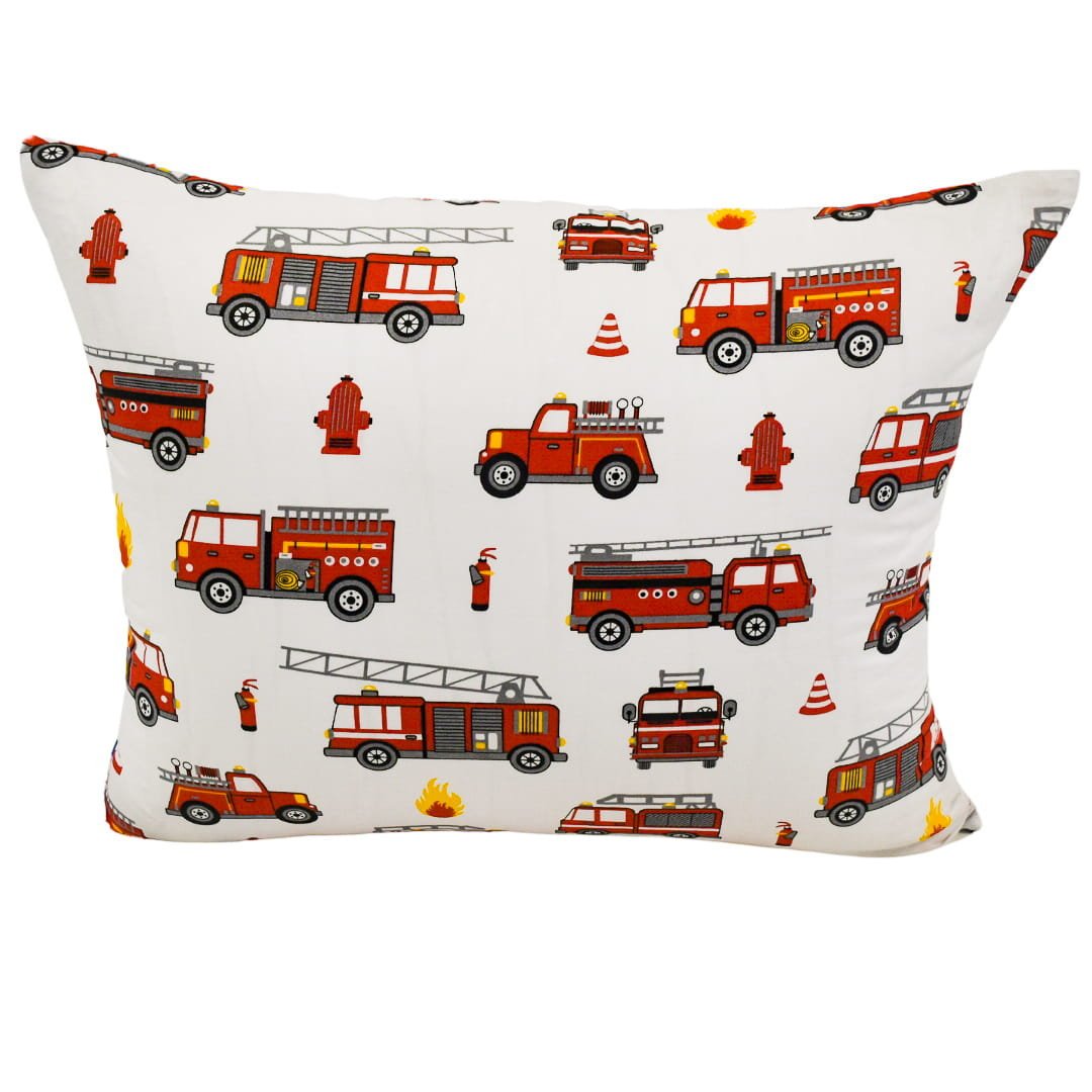 Poszewka Dziecięca 50x60 Bawełniana Straż Biała Wysoka Jakość Polski Producent