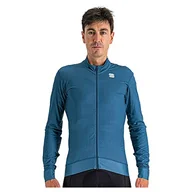 Bluzy męskie - Sportful Męska bluza Loom Thermal JRS, Morze Niebieskie, M - miniaturka - grafika 1