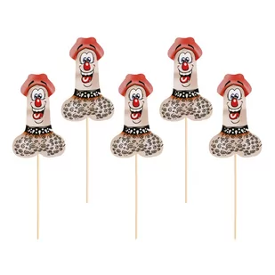 Toppery penisy na Wieczór Panieński, pikery 6 sztuk - Wieczór panieński i kawalerski - miniaturka - grafika 1