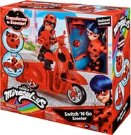 Lalki dla dziewczynek - Miraculous Magiczna Biedronka figurka LadyBug na skuterze - miniaturka - grafika 1