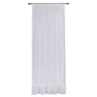 Firany - Firanka z taśmą EMILIA 140 x 260 cm kol biały - miniaturka - grafika 1