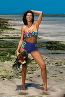 Stroje kąpielowe - Kostium kąpielowy Madison Spot M-537 (1) Granatowy (Rozmiar S) - miniaturka - grafika 1