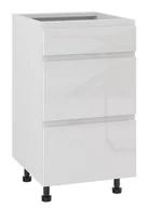 Meble kuchenne - Alba Szafka Dolna Ds-45-2W-1N Modernbox Biały Połysk - miniaturka - grafika 1