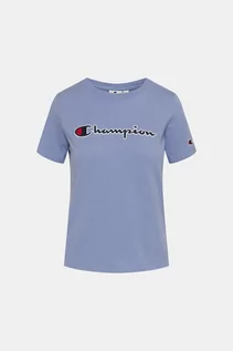 Koszulki sportowe damskie - Champion T-shirt - Niebieski - Kobieta - M (M) - grafika 1