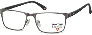 Montana Okulary oprawki prostokątne optyczne MM610C grafitowe - Okulary korekcyjne, oprawki, szkła - miniaturka - grafika 1