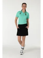 Koszulki i topy damskie - super.natural Koszulka polo w kolorze turkusowym - miniaturka - grafika 1