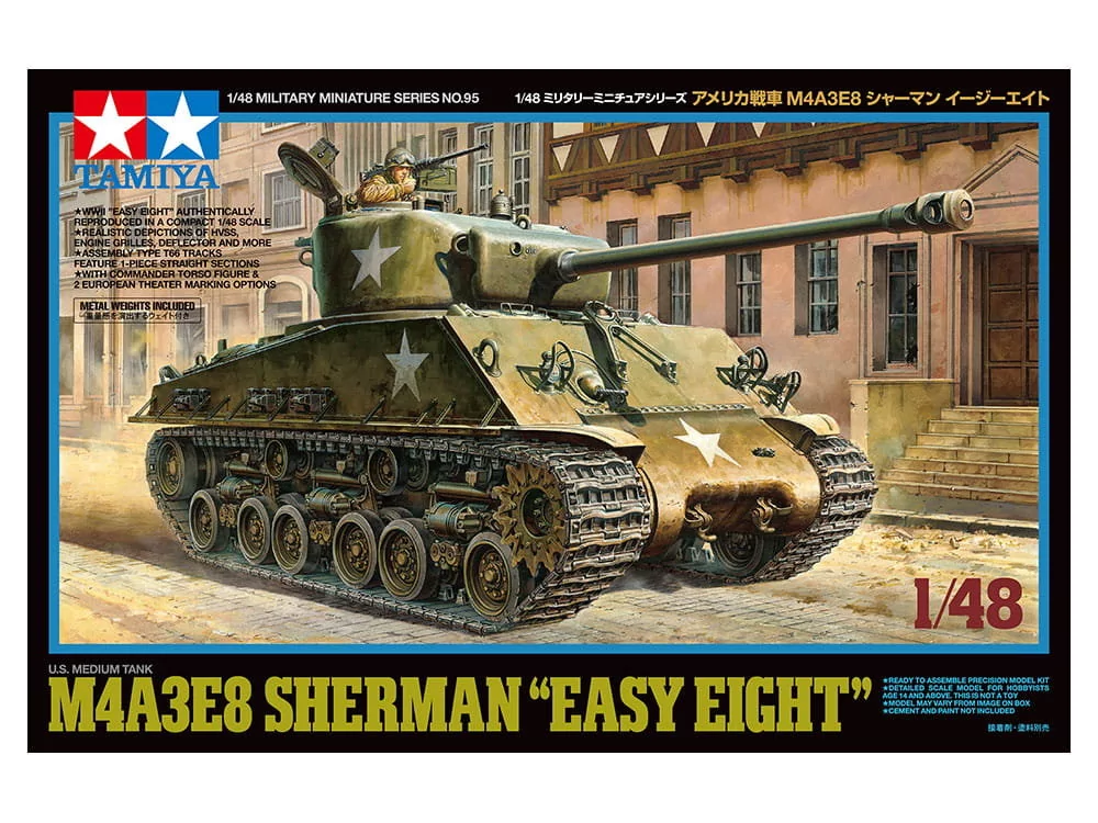 Tamiya 32595 Sherman M4A3E8 Easy Eight 1:48 Tank Model Kit