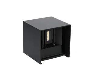Kobi LED QUERK 2xLED/3W/230V 3000K IP54 czarny - Lampy ogrodowe - miniaturka - grafika 1