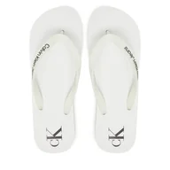 Klapki i japonki męskie - Japonki Calvin Klein Jeans Beach Sandal Transparent Tpu YM0YM01267 Biały - miniaturka - grafika 1