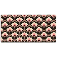 Podkładki na biurko - Mata ochronna z nadrukiem Kwiatowy wzór 120x60 cm, Dywanomat - miniaturka - grafika 1
