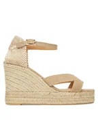 Espadryle damskie - Castañer Espadryle Bruna/8ED/002 025536 Beżowy - miniaturka - grafika 1
