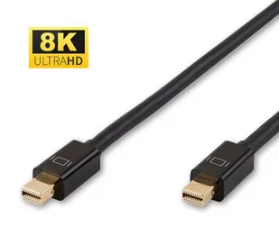 MicroConnect Kabel DisplayPort Mini DisplayPort Mini 1m czarny MDPMDP1BV1.4 MDPMDP1BV1.4 - Kable - miniaturka - grafika 2