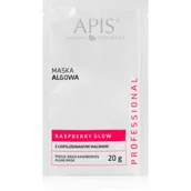 Maseczki do twarzy - Apis Professional Maska algowa z liofilizowanymi malinami Professional Raspberry Glow SASZETKA 20g - miniaturka - grafika 1
