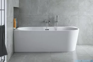 Besco Zoya 170x80cm wanna asymetryczna z obudową lewa + syfon #WAS-170-ZL - Wanny - miniaturka - grafika 3