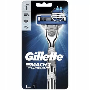 Gillette Mach 3 Turbo Rasierer M) maszynka do golenia - Maszynki do golenia i wkłady - miniaturka - grafika 1