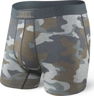 SAXX Bokserki Vibe Boxer Brief grey supersize camo r. S SXBM35GSC - Majtki męskie - miniaturka - grafika 1