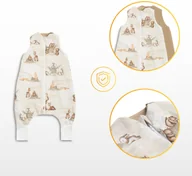 Śpiworki dla dzieci - ŚPIWOREK DO SPANIA L KRÓLICZKI BEŻOWY TOG 1.0 - miniaturka - grafika 1