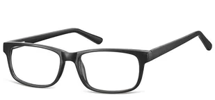 Zerówki klasyczne oprawki Sunoptic CP154 czarne - Okulary korekcyjne, oprawki, szkła - miniaturka - grafika 1