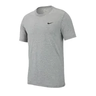 Koszulki męskie - Nike, Koszulka męska, Dri-FIT Tee Crew Solid M, szara, rozmiar L - miniaturka - grafika 1