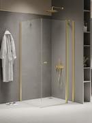 Kabiny prysznicowe - Kabina Prysznicowa New Trendy New Soleo 100X100 Kwadratowa Złota Uniwersalna K-1860 - miniaturka - grafika 1