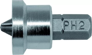 YATO Końcówki wkrętakowe z ogranicznikiem 1/4x25 mm, ph2, 20 szt YT-7980 - Akcesoria do elektronarzędzi - miniaturka - grafika 3