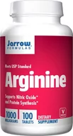 Aminokwasy - Jarrow Formulas L-Arginina 1000 mg (100 tabl.) - miniaturka - grafika 1