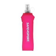 Shakery i bidony sportowe - Safe4sport Składana butelka Soft Flask 500 ml różowa - miniaturka - grafika 1