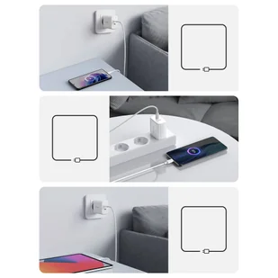 Ugreen ładowarka sieciowa 2x USB Typ C 40W Power Delivery biały (10343) - Ładowarki do telefonów - miniaturka - grafika 5