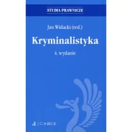Prawo - Widacki Jan, Konieczny Jerzy, Widła Tadeusz Kryminalistyka - miniaturka - grafika 1