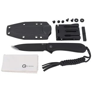 Nóż CIVIVI Elementum Fixed Black G10, Black Stonewashed (C2105A) - Noże - miniaturka - grafika 9