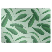 Podnóżki, podpórki, podkładki - Mata pod fotel ochrona paneli Liście Bananowca 120x90 cm - miniaturka - grafika 1