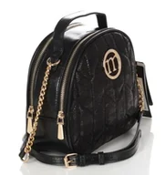 Torebki damskie - Monnari Pojemna torebka listonoszka Kuferek Dwie komory Pasek z łańcuszkiem - miniaturka - grafika 1