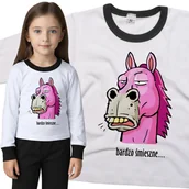 Piżamy dla dziewczynek - Piżama dziecięca Koń Bardzo Śmieszne Foch 86/92 - VoloDonum - miniaturka - grafika 1