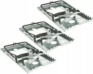 3X Metalowa Pułapka No Pest Na Myszy Szczury Klasyczna Łapka Do Eliminowania Myszy Szczurów Gryzoni - Zwalczanie i odstraszanie szkodników - miniaturka - grafika 1