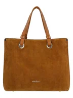 Torebki damskie - Wojas Skórzana torebka w kolorze jasnobrązowym - 34 x 28 x 12,5 cm - miniaturka - grafika 1