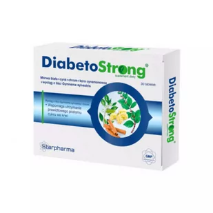 Starpharma DiabetoStrong 30 tab - Witaminy i minerały dla sportowców - miniaturka - grafika 1