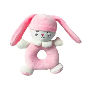 Grzechotka kotek różowy 18cm - Tulilo - Grzechotki dla dzieci - miniaturka - grafika 1