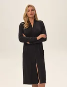 Bielizna nocna - Szlafrok Joyland - grafitowy S - miniaturka - grafika 1