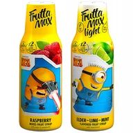 Syropy i koncentraty owocowe - Syrop FruttaMax MINIONKI MALINA 500ml + Syrop FruttaMax MINIONKI LIMONKA MIĘTA BEZ LIGHT 500ml - miniaturka - grafika 1