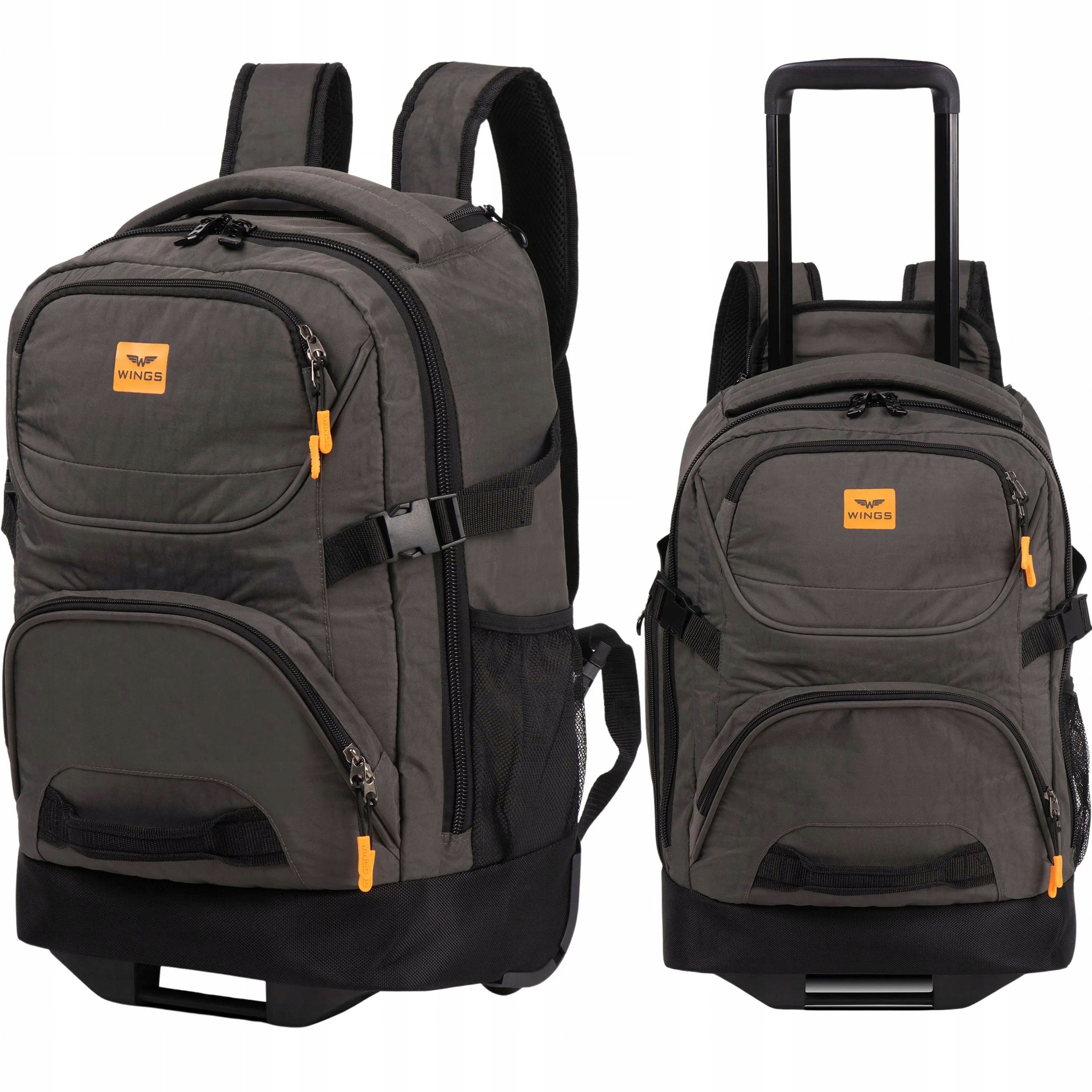 Plecak Turystyczny Na Stelażu Z Opcją Torby Podróżnej Na Kołach Wings 1816S
