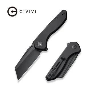 Nóż składany Civivi ExOne Black G10, Black Stonewashed Nitro-V by Brian Brown (C23036-1) - Noże - miniaturka - grafika 1