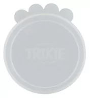 Pozostałe akcesoria dla psów - Trixie Wieczko na puszki silikonowe o 10,6 cm przezroczyste - miniaturka - grafika 1