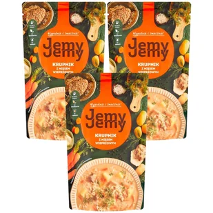 JemyJemy Krupnik z mięsem wieprzowym 450 g x 3 sztuki - Szybkie dania obiadowe - miniaturka - grafika 1