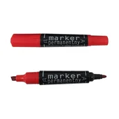 Markery permanentne - Marker Permanentny 89005 Dwustronny Czerwony - miniaturka - grafika 1