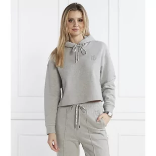 Weekend MaxMara Bluza LIGHT GREY | Cropped Fit - Bluzy damskie - miniaturka - grafika 1