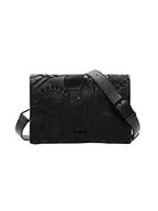 Torebki damskie - Desigual Torba damska Alpha Dortmund Flap 2000 Black, czarny - miniaturka - grafika 1